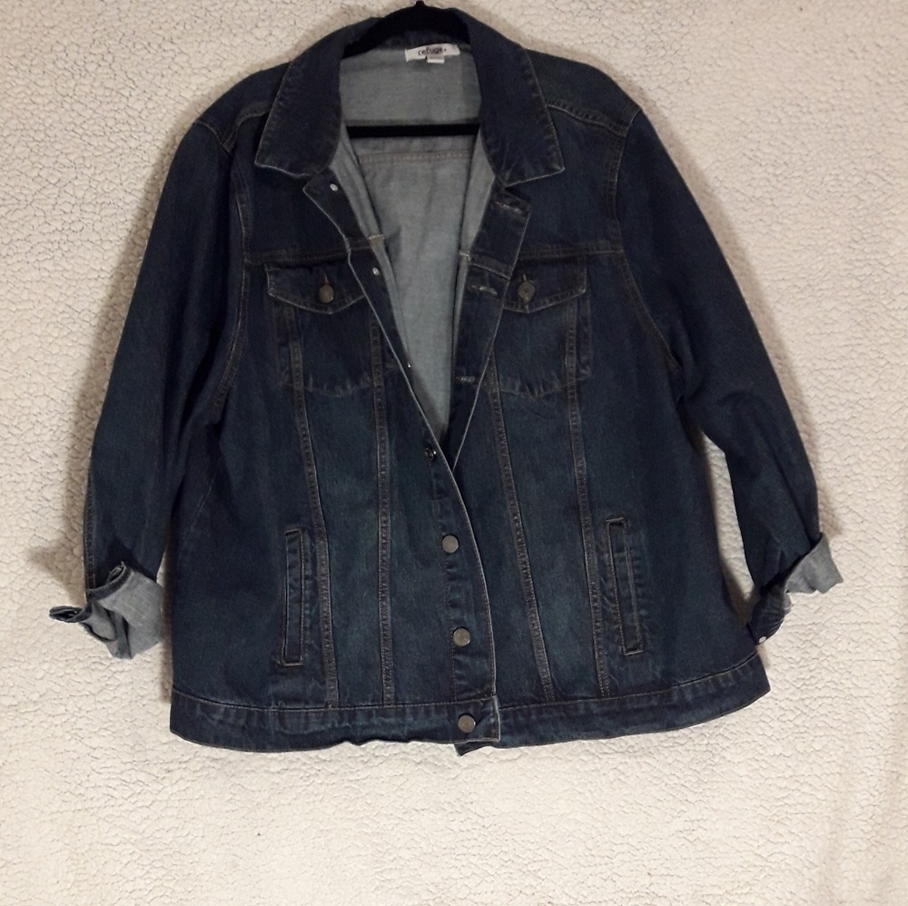 Plus Size Jean Jacket
